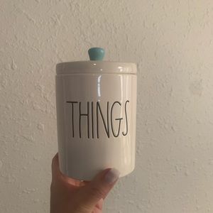 Rae Dunn THINGS canister
